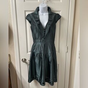 Kay Unger Dark Teal Cocktail Dress Size 6